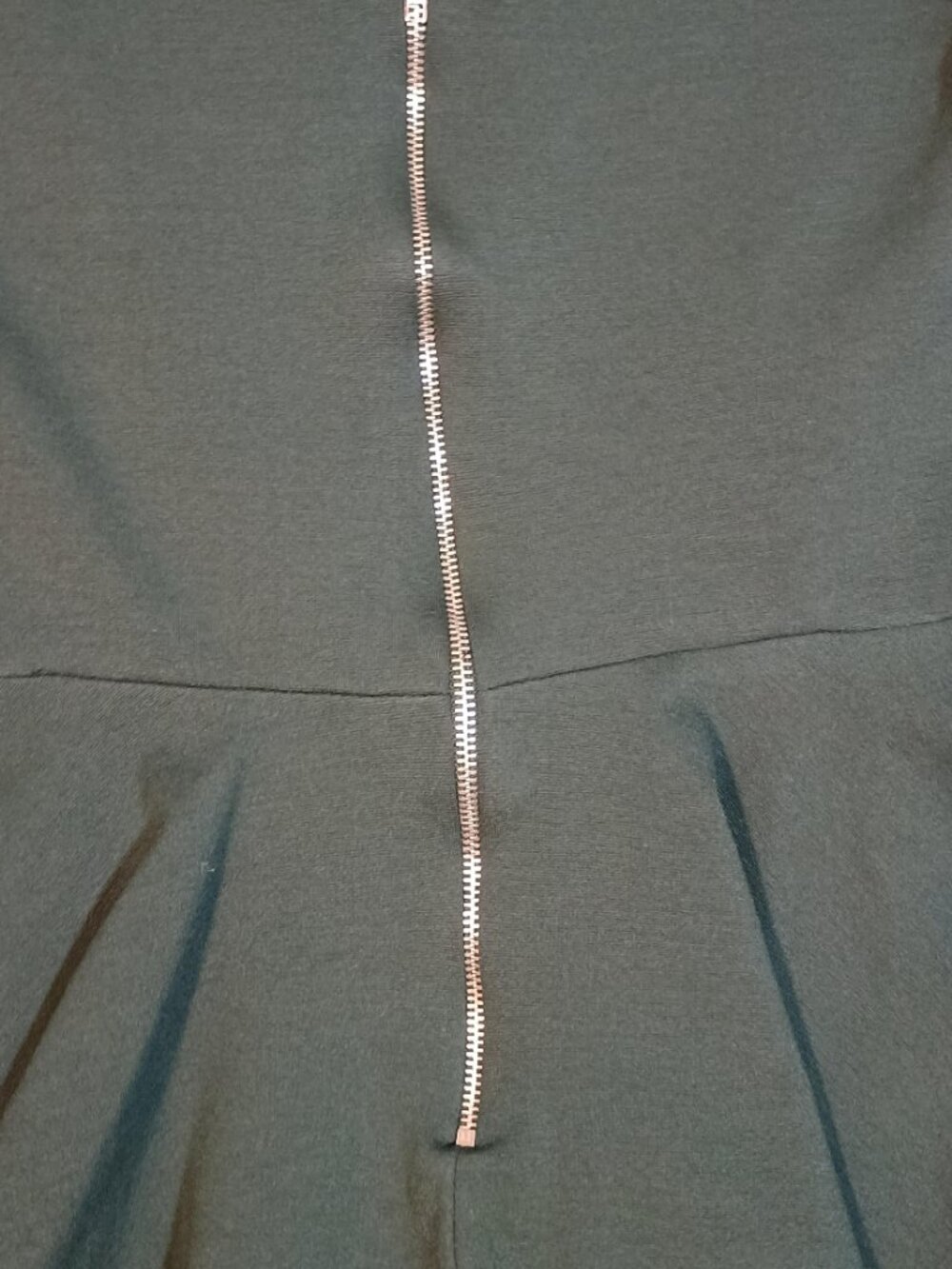 Lulus/Skater Dress/Womens XS/Hunter Green/Spinning Around Mini Date Night Cottag - Picture 12 of 12